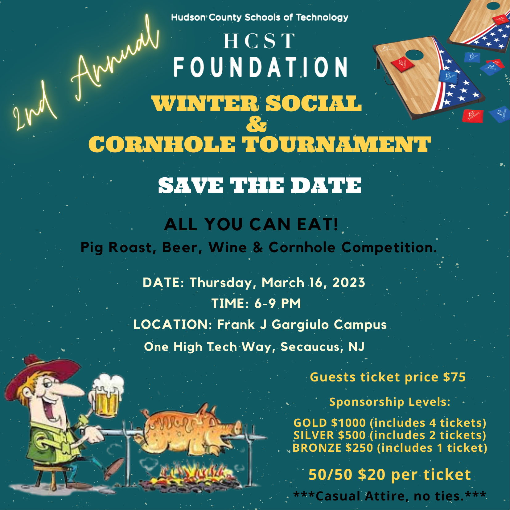 Winter Social and Cornhole Tournament 2023